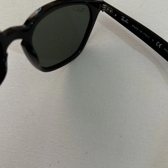 Ray Ban Polarized Unisex Sunglass RB436255-18-145 Black Square Authentic NEW